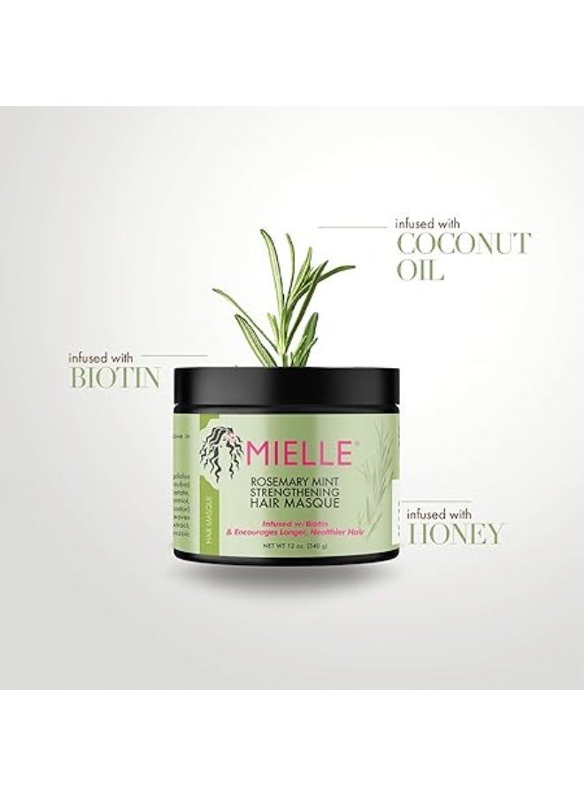 Mielle oil Rosemary Rosemary Mint Strengthening Hair Masque 340grams - Image 4